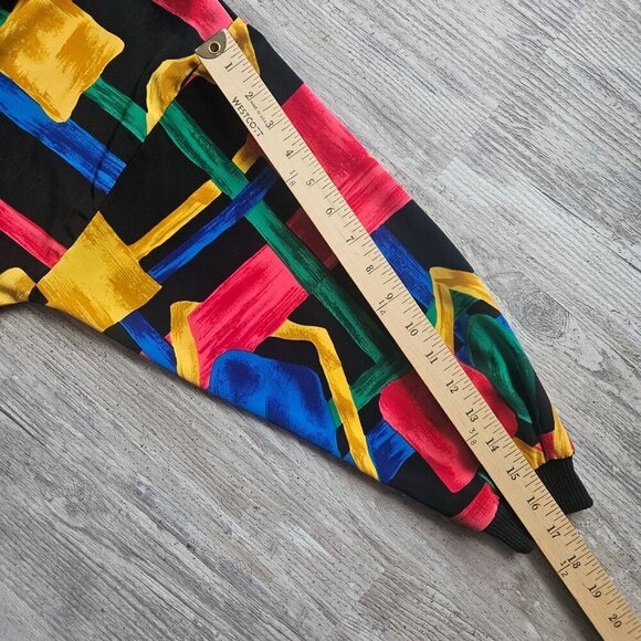 Peter Popovitch Ladies Multicolor Abstract Vintage Jacket Cardigan Size M USA - Picture 12 of 15